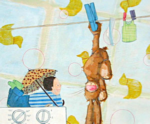 Buchillustration zur Geschichte 